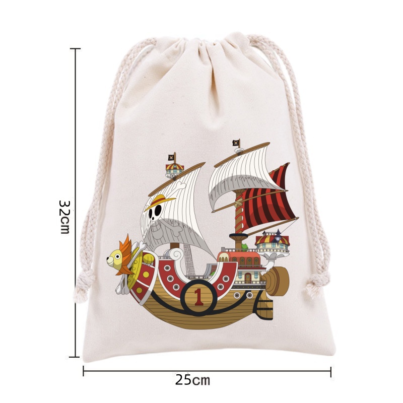 حقيبة ظهر برباط من قماش ون بيس - مراجعة Drawstring Gym Bag وسعره