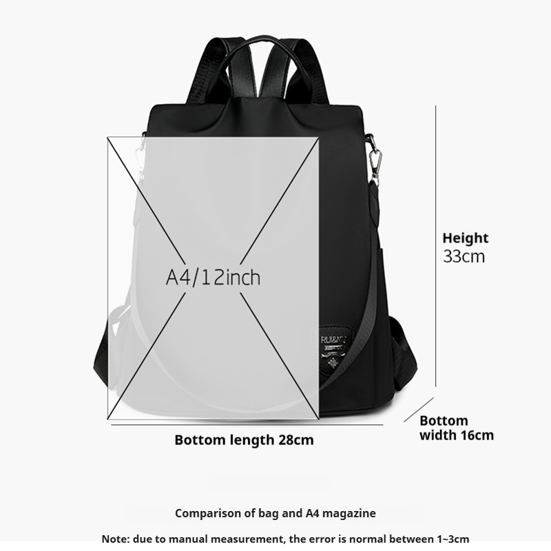 حقيبة ظهر نسائية مضادة للسرقة  - مراجعة Travel Backpack Anti Theft وسعره