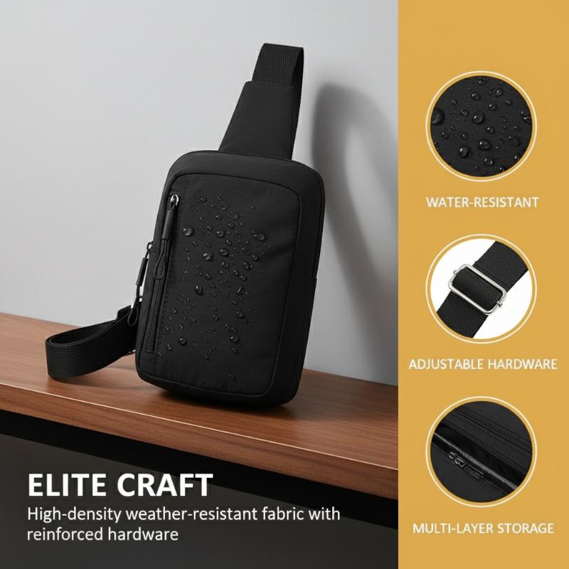 حقيبة كتف صغيرة أنيقة متعددة ا - مراجعة Sling Backpack Shoulder وسعره